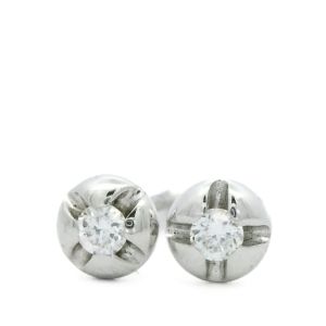 Cercei cu diamante Aur 14K