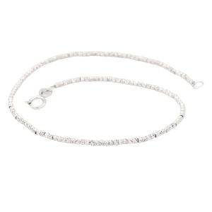 Bratara Aur 14K alb cu bilute