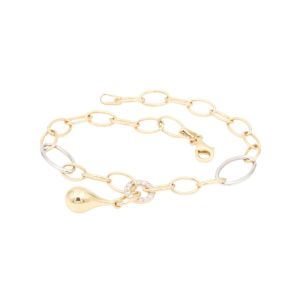 Categories - Bratara Aur 14K galben, alb, zirconii