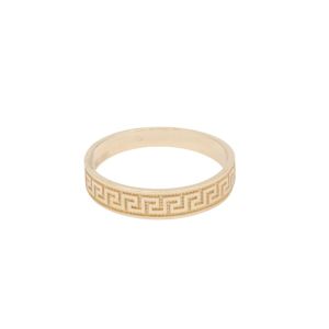 Inel Aur 14K galben geometric
