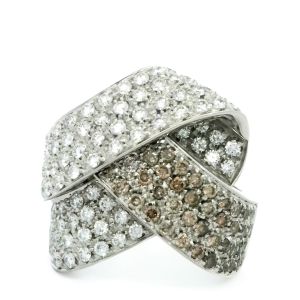 Inel cu diamante Aur 18K