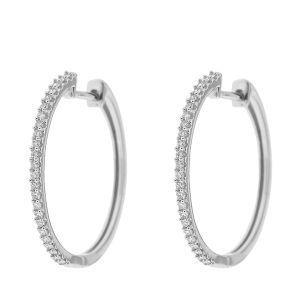 Cercei cu diamante Aur 9K