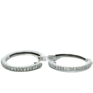 Cercei cu diamante Aur 14K