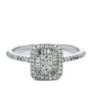 Inel cu diamante Aur 18K