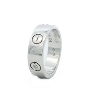 Inel cu diamante Aur 18K Cartier Love