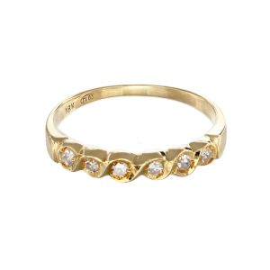 Inel cu diamante Aur 18K