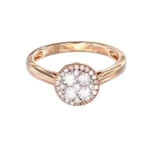 Inel cu diamante Aur 18K