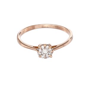 Inel cu diamante Aur 18K