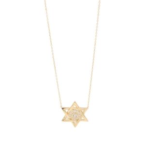 Colier Aur 14K galben, zirconii