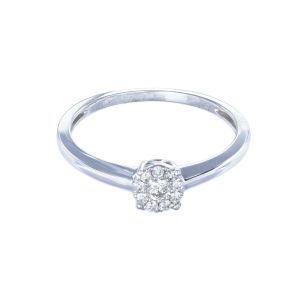 Inel cu diamante Aur 18K