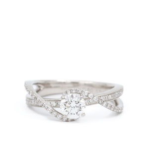 Inel cu diamante Aur  18K