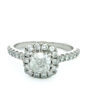 Inel cu diamante Platina 950    
