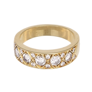 Inel cu diamante Aur 18K